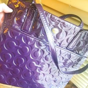 Coach Purse Plum